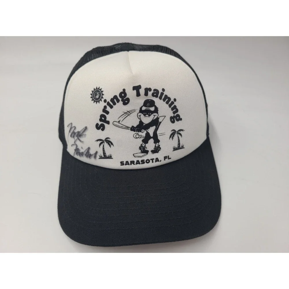 Youth Baltimore Orioles Spring Training Autographed Signed Mesh Snapback Hat Cap
